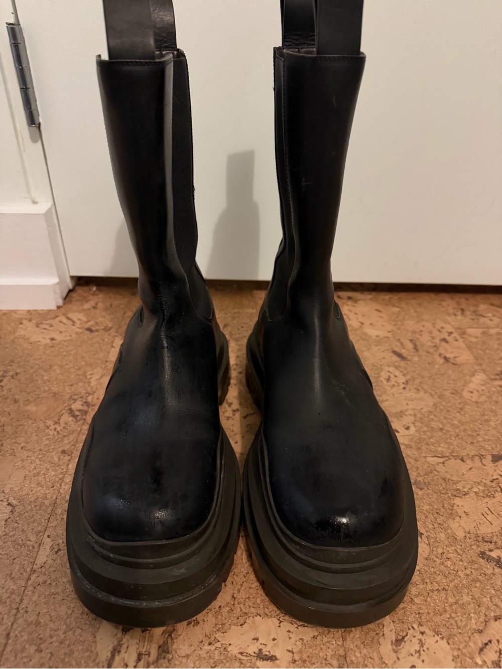 Bottega Veneta Tire Boot 'Black Camping'